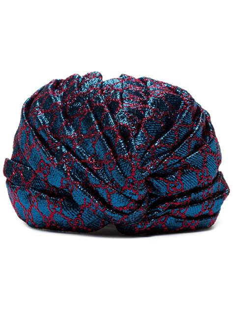 blue turban gucci